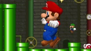 New Super Mario Bros DS  Mario vs Luigi Mode All Stages [upl. by Elegna634]