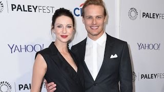 Caitriona Balfe Sam Heughan OUTLANDER Interview PaleyFest 2015 [upl. by Tiffa]