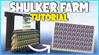 Minecraft EASY Shulker Farm Tutorial 120 80 Shells PH [upl. by Ezar84]