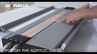 Manual Acrylic Bending Machine for PP Plexiglass Plastic sheet organic glass [upl. by Odnesor]