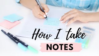 How I Take Notes  10 Effective Note Taking Tips amp Methods 📝 [upl. by Storm]