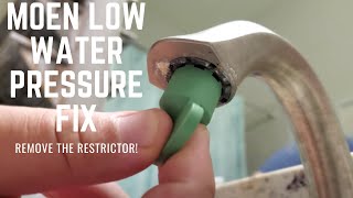 Moen Low Water Pressure Quick Fix  Free [upl. by Pernell]