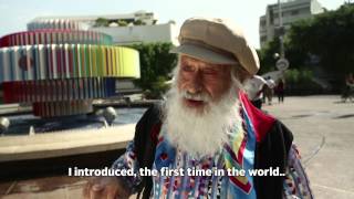 Yaacov Agam at the Dizengoff Fountain  Tel Aviv Israel [upl. by Meta]