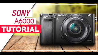 Sony A6000 Tutorial For Beginners  How To Setup Your New Mirrorless Camera [upl. by Rainwater]