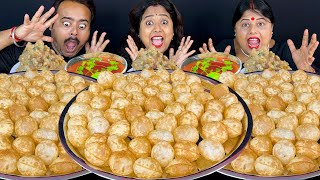 Fuchka Eating Challenge  Pani Puri  Golgappa Eating Competition [upl. by Kenn]