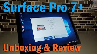 The Microsoft Surface Pro 7 Plus  Unboxing First Looks amp Review [upl. by Kenay]