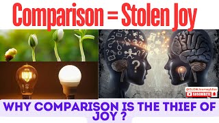 WHY COMPARISON IS THE THIEF OF JOY [upl. by Bible]