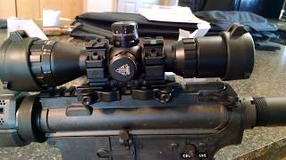 AR15 SCOPE REVIEW  UTG 39X32 1quot BugBuster Scope RGB [upl. by Silin]