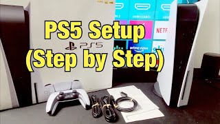 PS5 How to Setup step by step for beginners [upl. by Nesilla]