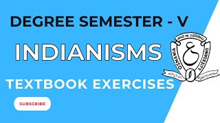 INDIANISMS  Degree 3rd year  SemV [upl. by Theola891]