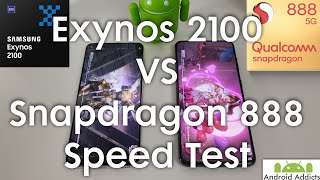 Exynos 2100 vs Snapdragon 888 Speed Test Galaxy S21 [upl. by Hoseia]