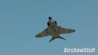 HeadOn F4 Phantom II Afterburner Takeoff [upl. by Hallagan]