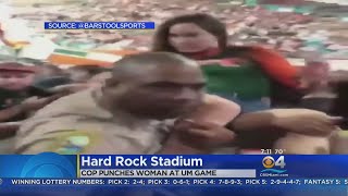 Video Shows Police Officer Punch Miami Fan After Being Slapped [upl. by Hamish]