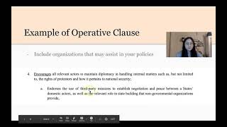 Operative Clause [upl. by Goldfarb]