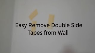 How to Remove Double Sided Tape  Home Tips [upl. by Acilef152]