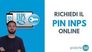 TUTORIAL come richiedere il PIN dellINPS online [upl. by Rodman]