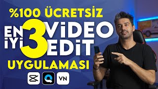 EN İYİ 3 ÜCRETSİZ VİDEO EDİT UYGULAMASI 📲🎬 [upl. by Yedok]