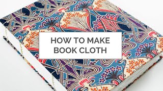 How to Make Your Own Book Cloth [upl. by Pears]