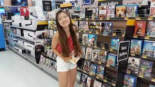 VIBRATING PANTIES PRANK ON GIRLFRIEND PART 2 INSIDE WALMART [upl. by Eibo420]