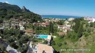 Irene Apartments Agios Gordios Corfu island HD [upl. by Noied]