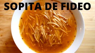 How to Make QUICK and EASY Mexican SOPA DE FIDEO [upl. by Warfore]