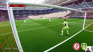 Bristol City vs v Leeds  EFL Championship  PES 21 [upl. by Biamonte]