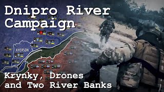 Ukraines Dnipro River Campaign  Animated Analysis [upl. by Glorianna]