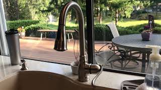 How to fix loose Moen kitchen faucet handle hub dome [upl. by Attenyt]