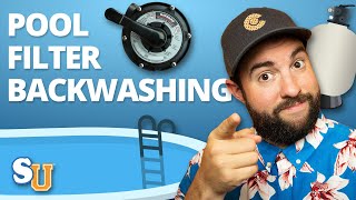 How To BACKWASH Your Sand POOL FILTER [upl. by Ecitnirp184]