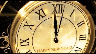 Happy New Year CLOCK 2020  v 473  Original Countdown Timer with Sound Effects  Voice 4K [upl. by Soo]