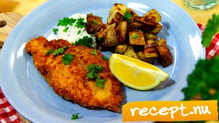 Mitt kök Kycklingschnitzel med citronsås  TV4 [upl. by Iinde]