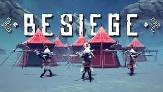 BESIEGE  New Sandbox Map Exploration Gameplay  Besiege V030 Update  Besiege Best Creations [upl. by Janik]