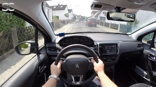 Peugeot 208 12 2016  POV City Drive [upl. by Kristofer]