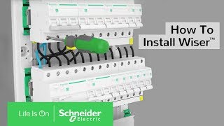 How to Install Energy Management by Wiser  Schneider Electric [upl. by Oirevas]