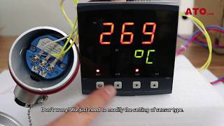 Temperature controller wiring and setting [upl. by Zebulon]