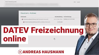 DATEV Freizeichnung online [upl. by Ronacin562]