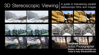 How to view 3D Stereoscopic films and images  A guide to freeviewing parallel stereoscopic art [upl. by Ilyse]