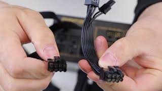 Seasonic Tutorial  Connecting power supply cables [upl. by Bravar]