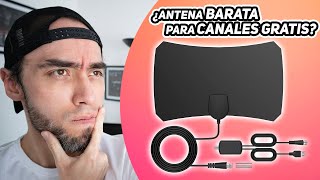 Reseña Antena DIGITAL para HDTV 1080p ¿4K BARATA [upl. by April]