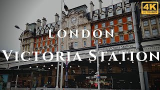 London Victoria Station Walk Through England 4K [upl. by Inram]