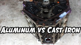 Aluminum VS Iron  LS Engine Weight Comparison [upl. by Yrocaj]