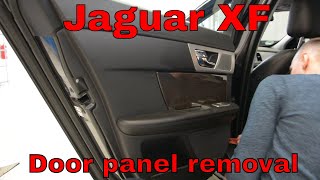 How to remove the door panel Jaguar XF [upl. by Barnes]