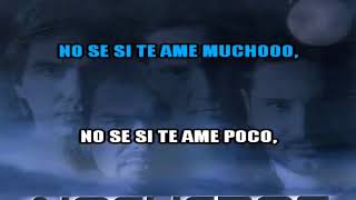 CANCION DEL ADIOS  KARAOKE Los Nocheros [upl. by Judith]