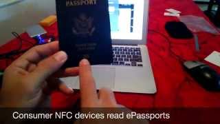 Consumer NFC devices read ePassports [upl. by Ax]