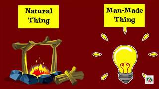 Class 1  Natural things Vs Manmade things  Computer [upl. by Haletky]