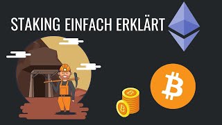 Was ist Staking und wie funktioniert es  CryptoTicker erklärt [upl. by Aiza]