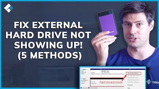 How to Fix External Hard Drive Not Showing Up [upl. by Ames]