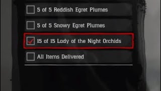 Red Dead Redemption 2 All 15 Lady Of The Night Orchids Locations [upl. by Matelda3]