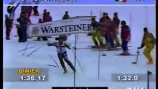 Alberto Tomba wins slalom Madonna 1995 [upl. by Now381]