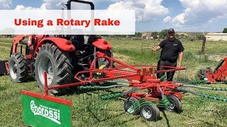 All About the Enorossi Rotary Rake  Demo [upl. by Nosnej579]